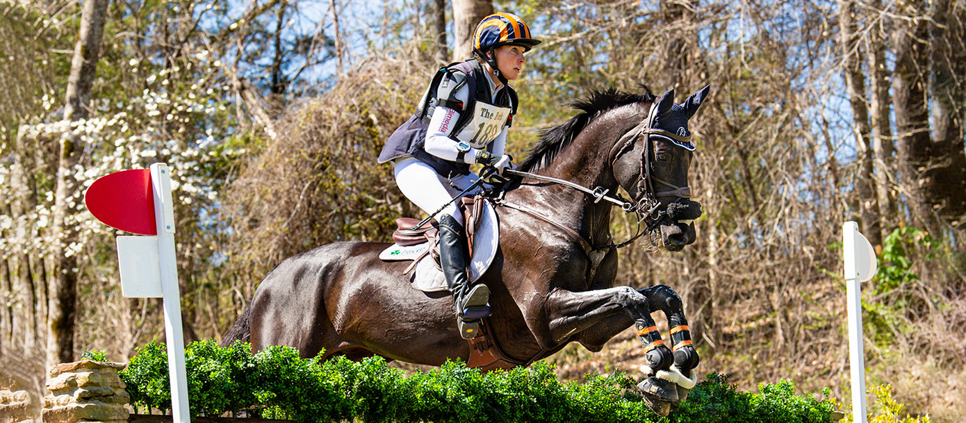 Liz Halliday-Sharp riding Cooley Quicksilver